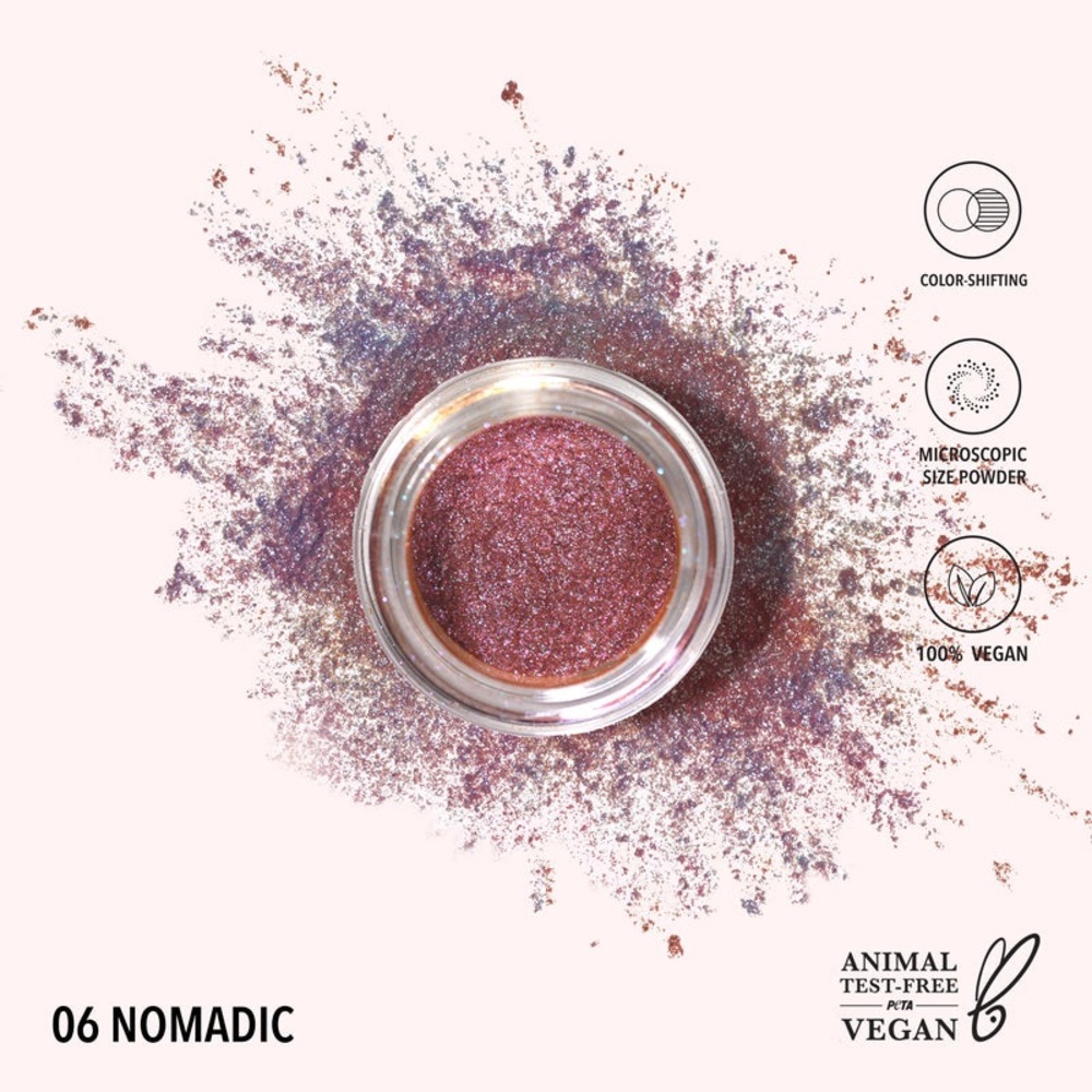 Starstruck Chrome Loose Glitter Powder Color Shifting for Eyes and Face Nomadic